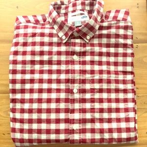 Old Navy-Red Checkerboard Shirt-Large